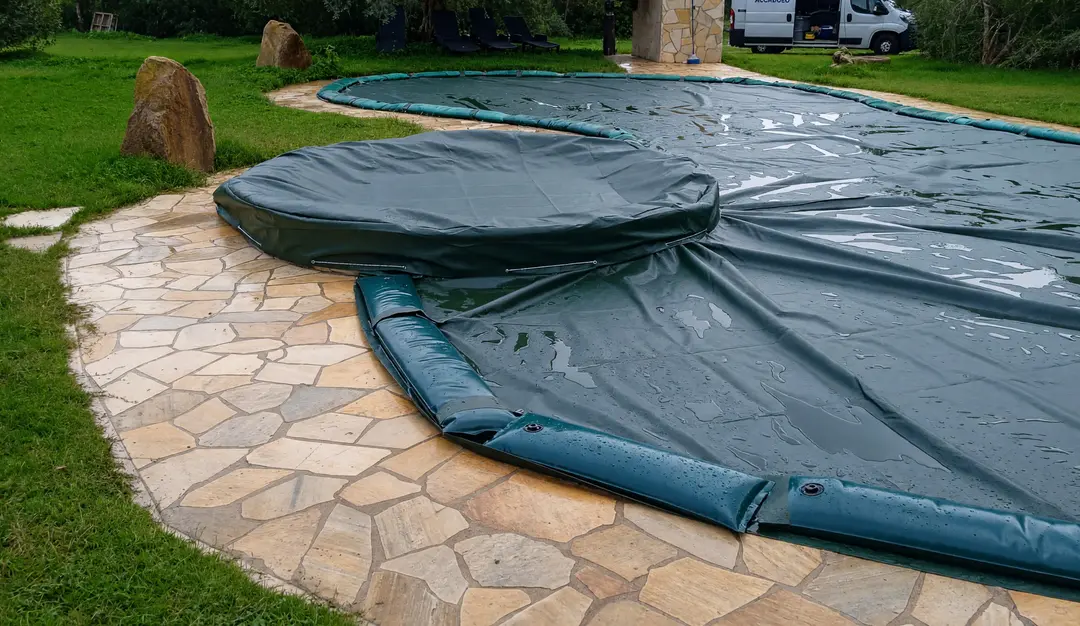 Made-to-measure winter pool cover